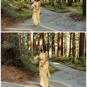 Reformation Andee Yellow Dress